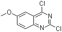 structure of CAS# 105763-77-7, 2,4-二氯-6-甲氧基喹唑啉