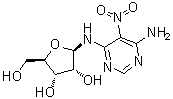 CAS # 105798-74-1, Clitocine, N-(6-Amino-5-nitro-4-pyrimidinyl)-beta-D-ribofuranosylamine