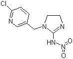 CAS 登录号：105827-78-9, 吡虫啉, 1-(6-氯吡啶-3-基甲基)-N-硝基亚咪唑烷-2-基胺