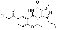CAS 登录号：1058653-74-9, 5-[5-(2-氯乙酰基)-2-乙氧基苯基]-1,6-二氢-1-甲基-3-丙基-7H-吡唑并[4,3-d]嘧啶-7-酮