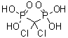 CAS # 10596-23-3, Clodronic acid, Cl 2MDP, Clodrolip, Clodronate, Clodronic acid, Clodrosome, DMDP, Dichloromethylenediphosphonic acid, Methanedichlorodiphosphonic acid