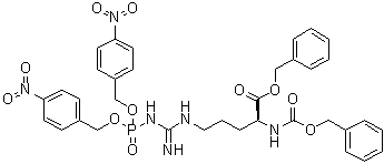 CAS 登录号：105975-49-3, N2-羧基-N5-膦酰甲脒基鸟氨酸二苄基二(对硝基苄基)酯