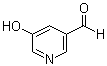 structure of CAS# 1060804-48-9, 5-Hydroxy-3-pyridinecarboxaldehyde