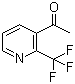 structure of CAS# 1060810-84-5, 1-[2-(三氟甲基)-3-吡啶基]乙酮