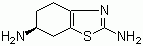structure of CAS# 106092-11-9, (+)-(6R)-2,6-二氨基-4,5,6,7-四氢苯并噻唑