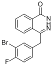 structure of CAS# 1062292-60-7, 4-(3-Bromo-4-fluorobenzyl)phthalazin-1(2H)-one