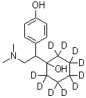 CAS 登录号：1062607-49-1, DL-O-去甲基文拉法辛-d<sub>10</sub>
