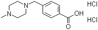 structure of CAS# 106261-49-8, 4-[(4-甲基哌嗪-1-基)甲基]苯甲酸二盐酸盐