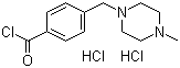 structure of CAS# 106261-64-7, 4-(4-甲基哌嗪甲基)苯甲酰氯二盐酸盐