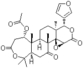 CAS # 1063-77-0, Nomilin, 1-(Acetyloxy)-1,2-dihydroobacunoic acid epislon-lactone