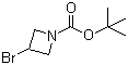 structure of CAS# 1064194-10-0, 3-溴-1-氮杂环丁烷甲酸叔丁酯
