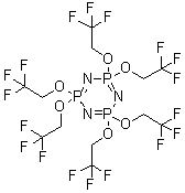 structure of CAS# 1065-05-0, 六(2,2,2-三氟乙氧基)环三磷腈