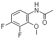 structure of CAS# 1065073-93-9, N-(3,4-二氟-2-甲氧基苯基)乙酰胺