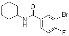 structure of CAS# 1065074-00-1, 3-Bromo-N-cyclohexyl-4-fluorobenzamide