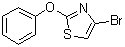 structure of CAS# 1065074-43-2, 4-溴-2-苯氧基噻唑