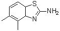 structure of CAS# 1065074-59-0, 3a,7a-二氢-4,5-二甲基-2-苯并噻唑胺
