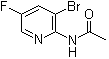 structure of CAS# 1065074-95-4, N-(3-溴-5-氟-2-吡啶基)乙酰胺