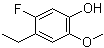 structure of CAS# 1065076-45-0, 4-乙基-5-氟-2-甲氧基苯酚