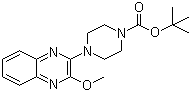CAS # 1065484-41-4, 4-(3-Methoxy-2-quinoxalinyl)-1-piperazinecarboxylic acid tert-butyl ester