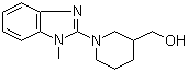 1-(1-Methyl-1H-benzimidazol-2-yl)-3-piperidinemethanol molecular structure (CAS 1065484-46-9)