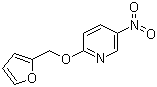 structure of CAS# 1065484-84-5, 2-(2-呋喃基甲氧基)-5-硝基吡啶