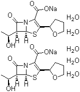 structure of CAS# 106560-14-9, 法罗培南钠
