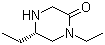 (S)-1,5-Diethylpiperazin-2-one molecular structure (CAS 106576-36-7)