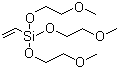 CAS # 1067-53-4, Vinyl tris(2-methoxyethoxy) silane, 6-Ethenyl-6-(2-methoxyethoxy)-2,5,7,10-tetraoxa-6-silaundecane, Tris(2-methoxyethoxy)vinylsilane