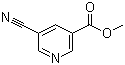 structure of CAS# 106726-82-3, 5-氰基-3-吡啶甲酸甲酯