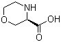 structure of CAS# 106825-81-4, (R)-3-吗啉基羧酸
