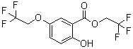CAS # 106854-80-2, 2-Hydroxy-5-(2,2,2-trifluoroethoxy)benzoic acid 2,2,2-trifluoroethyl ester