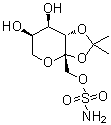 CAS 登录号：106881-41-8, 2,3-O-(1-甲基亚乙基)-beta-D-吡喃果糖1-氨基磺酸酯
