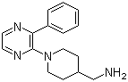structure of CAS# 1069473-58-0, (1-(3-苯基吡嗪-2-基)哌啶-4-基)甲胺