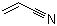 Acrylonitrile molecular structure (CAS 107-13-1)