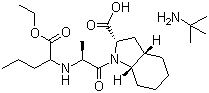 Perindopril erbumine molecular structure (CAS 107133-36-8)