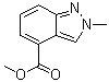 structure of CAS# 1071428-43-7, 2-甲基-2H-吲唑-4-羧酸甲酯