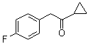 structure of CAS# 1071842-61-9, 1-环丙基-2-(4-氟苯基)乙酮