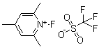 structure of CAS# 107264-00-6, 1-Fluoro-2,4,6-trimethylpyridinium trifluoromethanesulfonate
