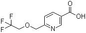 structure of CAS# 1072855-75-4, 6-[(2,2,2-三氟乙氧基)甲基]烟酸