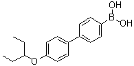 structure of CAS# 1072944-31-0, [4'-(1-Ethylpropoxy)[1,1'-biphenyl]-4-yl]boronic acid
