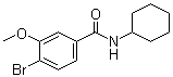 structure of CAS# 1072944-40-1, 4-溴-N-环己基-3-甲氧基苯甲酰胺
