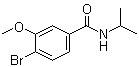 structure of CAS# 1072944-42-3, 4-溴-3-甲氧基-N-(1-甲基乙基)苯甲酰胺