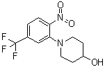 structure of CAS# 1072944-51-4, 1-[2-硝基-5-(三氟甲基)苯基]-4-哌啶醇
