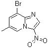 CAS # 1072944-59-2, 8-Bromo-6-methyl-3-nitroimidazo[1,2-a]pyridine