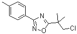 structure of CAS# 1072944-73-0, 5-(2-氯-1,1-二甲基乙基)-3-(4-甲基苯基)-1,2,4-恶二唑