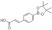 structure of CAS# 1072944-97-8, (2E)-3-[4-(4,4,5,5-Tetramethyl-1,3,2-dioxaborolan-2-yl)phenyl]-2-propenoic acid