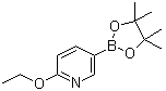 structure of CAS# 1072945-01-7, 6-Ethoxypyridine-3-boronic acid pinacol ester