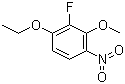 structure of CAS# 1072945-58-4, 1-Ethoxy-2-fluoro-3-methoxy-4-nitrobenzene
