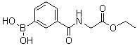 CAS 登录号：1072945-97-1, N-(3-硼酸基苯甲酰基)甘氨酸乙酯