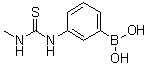 structure of CAS# 1072946-17-8, [3-[[(甲基氨基)硫代甲酰基]氨基]苯基]硼酸